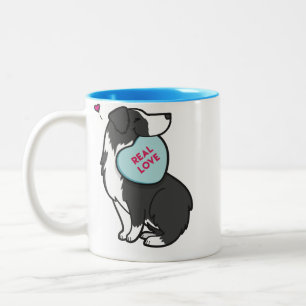 Tasse 2 Couleurs Bi-Col Berger-Noir du 2015-Australian de Valentine