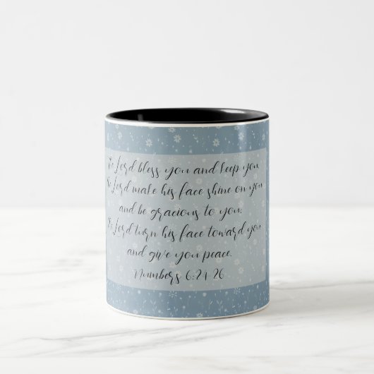 Tasse 2 Couleurs Bible chrétienne Verse Art (Centre)