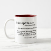 Tasse 2 Couleurs bibliophile, défini (Gauche)