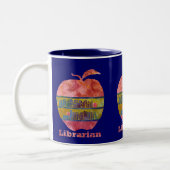 Tasse 2 Couleurs Bibliothécaire Apple (Gauche)