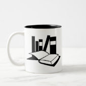 Tasse 2 Couleurs Bibliothécaires (Gauche)