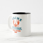 Tasse 2 Couleurs Bicentenaire du Maine 1820-2020 (Devant gauche)