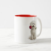 Tasse 2 Couleurs Bichon Love (Devant droit)
