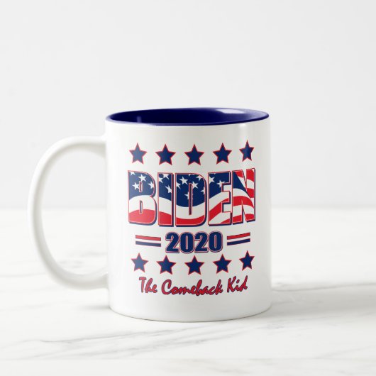 TASSE 2 COULEURS BIDEN-2020 (Gauche)