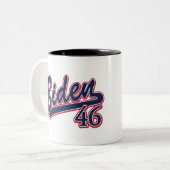Tasse 2 Couleurs Biden 46 (Devant gauche)
