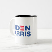 Tasse 2 Couleurs Biden-Harris 2020 (Devant gauche)