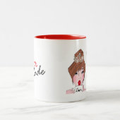 Tasse 2 Couleurs "Bien Sûr Je T'Aime - Pas Toujours Avant Le Café ! (Centre)