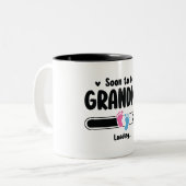 Tasse 2 Couleurs Bientôt Être Grand-Mère 2025 (Devant gauche)