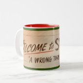 Tasse 2 Couleurs Bienvenue À Sturgis (Devant gauche)