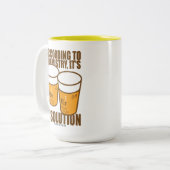 TASSE 2 COULEURS BIÈRE (Devant gauche)