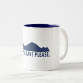 Tasse 2 Couleurs Big Bear Lake Californie (Devant droit)