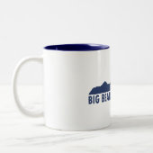 Tasse 2 Couleurs Big Bear Lake Californie (Gauche)