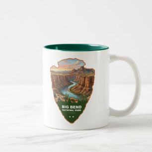 Tasse 2 Couleurs Big Bend National Park Arrowhead
