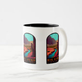 Tasse 2 Couleurs Big Bend State Park Texas (Devant droit)