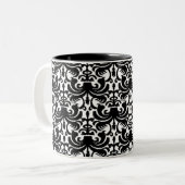Tasse 2 Couleurs Big Bold Damask (Devant gauche)