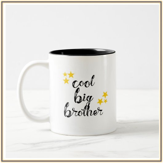 Tasse 2 Couleurs Big Brother cool noir et or