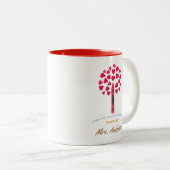 Tasse 2 Couleurs Big crayon / Appréciation de l'enseignant (Devant droit)