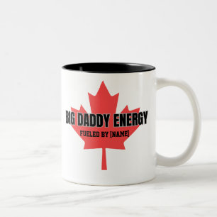 Tasse 2 Couleurs Big Daddy Énergie Canada Feuille d'érable alimenté