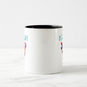 Tasse 2 Couleurs Big Soeur Amour Coeurs flottants (Centre)