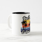 Tasse 2 Couleurs Big Sur Californie (Devant gauche)