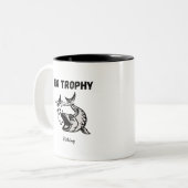 Tasse 2 Couleurs Big Trophy Fishing (Devant gauche)