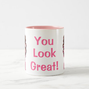 Tasse 2 Couleurs Bigoudis de port de femme