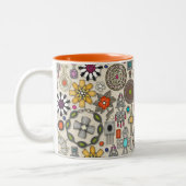 Tasse 2 Couleurs bijou boho trésors lin (Gauche)