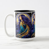 Tasse 2 Couleurs Bijoux Galaxie Zodiac Virgo (Gauche)