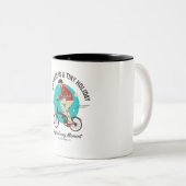 Tasse 2 Couleurs Bike Lover (Devant droit)