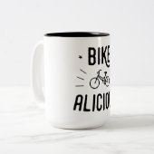Tasse 2 Couleurs Bikealicious (Devant gauche)