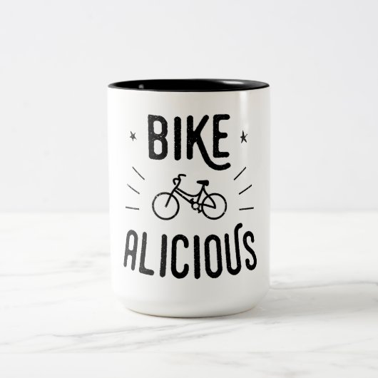 Tasse 2 Couleurs Bikealicious (Centre)