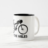 Tasse 2 Couleurs Bikepacking Tous Les Miles (Devant droit)