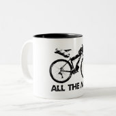 Tasse 2 Couleurs Bikepacking Tous Les Miles (Devant gauche)