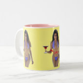 Tasse 2 Couleurs Bikini brun beauté Thunder_Cove (Devant gauche)
