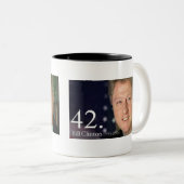 Tasse 2 Couleurs Bill Clinton (Devant droit)