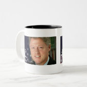 Tasse 2 Couleurs Bill Clinton (Devant gauche)