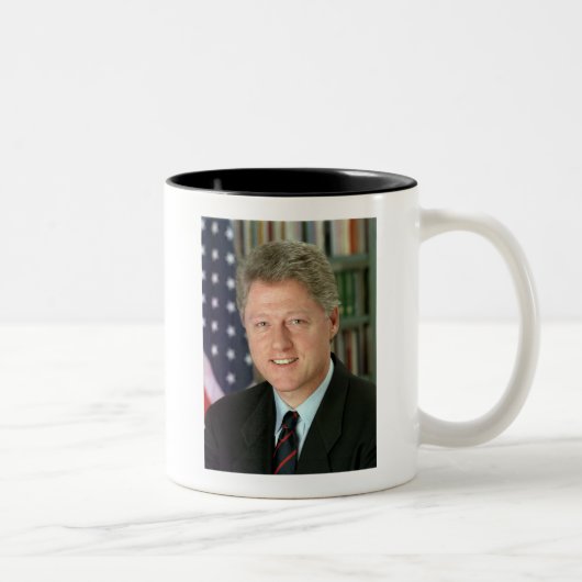 Tasse 2 Couleurs Bill Clinton (Droit)