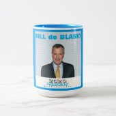 Tasse 2 Couleurs Bill de Blasio 2020 (Centre)
