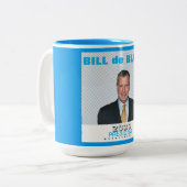 Tasse 2 Couleurs Bill de Blasio 2020 (Devant gauche)