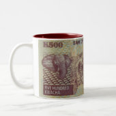 Tasse 2 Couleurs Billet de banque de la Zambie (Gauche)