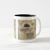 Tasse 2 Couleurs Billet RMS Titanic 1912 (Devant droit)