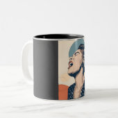 Tasse 2 Couleurs Billie Holiday (Devant gauche)