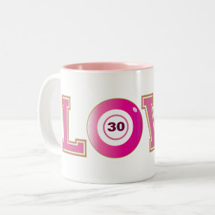 Tasse 2 Couleurs Bingo 30e anniversaire Fun