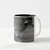 Tasse 2 Couleurs Binturong Vous Regardant (Devant droit)
