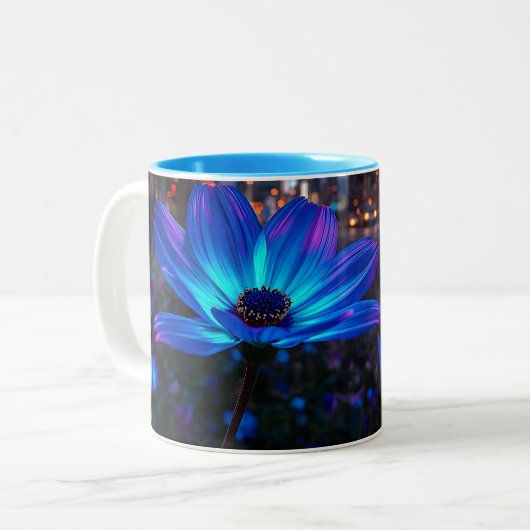 Tasse 2 Couleurs Bio Blue (Devant gauche)