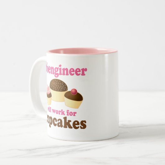 Tasse 2 Couleurs Bioengineer drôle (Devant gauche)