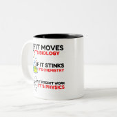 TASSE 2 COULEURS BIOLOGIE SCIENTIFIQUE CHIMIE PHYSIQUE (Devant gauche)