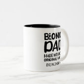 Tasse 2 Couleurs Bionique Papa Remplacement Du Genou Se Bien Bientô (Devant droit)