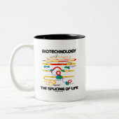 Tasse 2 Couleurs Biotechnologie l'épissure de la vie (ARN mûr) (Gauche)