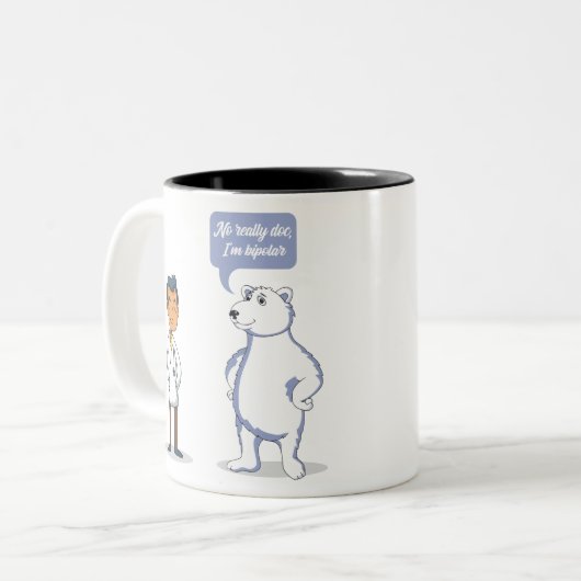 Tasse 2 Couleurs Bipolaire (Devant gauche)